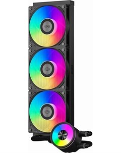Жидкостное охлаждение DA360 Pro ARGB BK для Socket 115x/2066/2011/2011-3/1200/1700/1851/AM5/AM4, 300 Вт, 3x120 мм, ARGB, черный (DA360 Pro ARGB BK) Pccooler