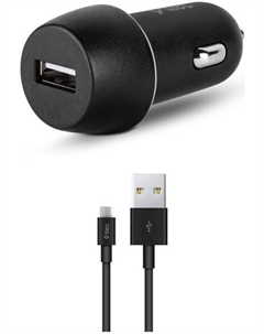 Автомобильное зарядное устройство TTEC SmartCharger, USB, 2.1А, кабель microUSB, черный (2CKS20MS) Ttec