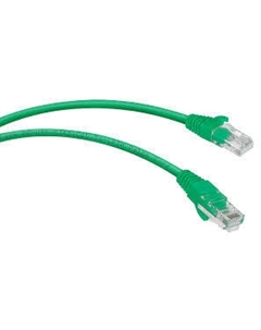 Патч-корд UTP кат.5e, 2 м, RJ45-RJ45, зеленый, CU, LSZH, Optima (N.BC.UTP.5e-2.0m-7-lszh) Netko