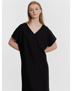 Платье женское домашнее макси черное Mark formelle