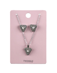 Подарочный набор 2
Комплект: серьги, подвеска, цепочка Twinkle