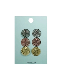 Серьги набор из 3 пар Lace Twinkle