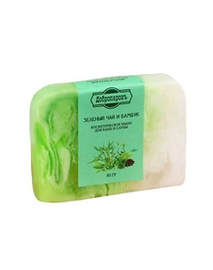 Мыло СПА - уход для бани и сауны "Зелёный чай и бамбук" 80 Добропаровъ
