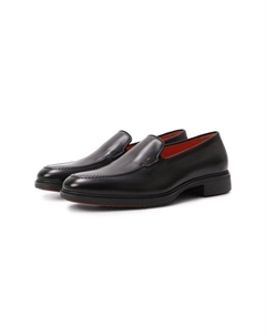 Кожаные лоферы Easy Santoni