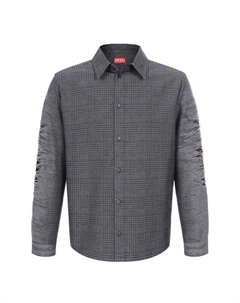 Рубашка из хлопка и вискозы Diesel