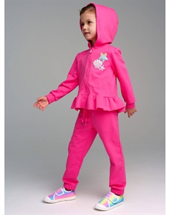 Комплект трикотажный для девочек: толстовка, брюки Playtoday kids