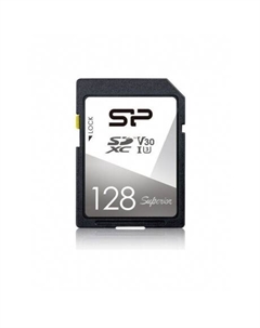 Карта памяти SD 128GB Superior SDXC Class 10 UHS-I U3 V30 (SP128GBSDXCV3V10) Silicon power
