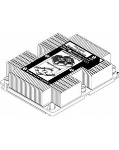 Радиатор Lenovo ThinkSystem SR650(GPU) 1U Heatsink Option Kit (7XH7A05898)