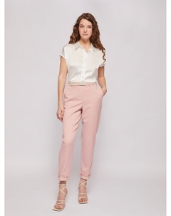 Офисные брюки-чинос со стрелками и ремнём Zolla