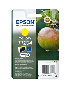 Картридж Epson T1294, желтый / C13T12944012