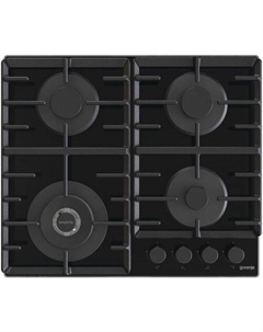 Газовая варочная панель Gorenje Simplicity GTW642SYB, 4 конфорки, закаленное стекло, черный