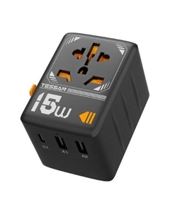 Сетевой фильтр TESSAN TS-WTA01, черный Tessan