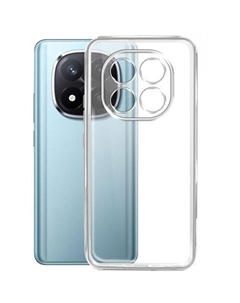 Чехол (клип-кейс) Silicone Case, для Xiaomi Redmi Note 14 Pro 4G, прозрачный Borasco