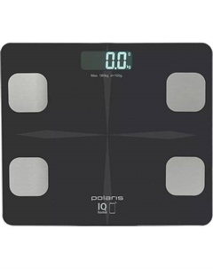 Напольные весы PWS 1894, до 180кг, цвет: черный Polaris
