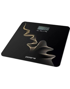 Напольные весы PWS 1882DG, до 180кг, цвет: черный Polaris