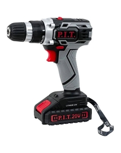 Аккумуляторная дрель-шуруповерт PSR18-D3 (20В, 2 Li акк.1,5Ач,2 ск,30Нм,быстр.зарядка,кейс) PSR18-D3 P.i.t.