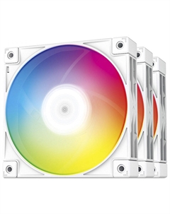 Вентилятор для корпуса Deepcool FC120 WHITE-3 IN 1 3x120mm (R-FC120-WHAMN3-G-1)