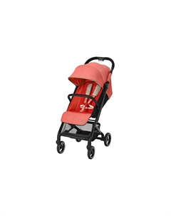 Детская коляска Beezy Hibiscus Red с дождевиком и бампером Cybex