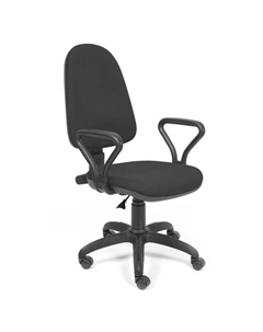 Кресло офисное ПРЕСТИЖ САМБА черное ткань/пластик/металл Utfc