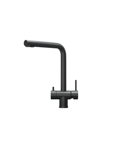 Смеситель для кухни Kitchen Space 7011, ЧЕРНЫЙ МАТОВЫЙ Granula