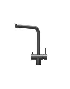 Смеситель для кухни Kitchen Space 7011, ГРАФИТ МАТОВЫЙ Granula