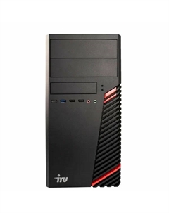 Системный блок IRU Office 310H6S, Intel Core i3 12100 3.3 ГГц, 16Gb RAM, 512Gb SSD, Intel UHD Graphics 730, без ОС, черный (2074517) Iru