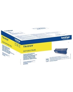 Картридж лазерный Brother TN-910Y, желтый, 9000 страниц, оригинальный для Brother HLL9310CDW / MFCL9570CDW