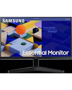 Монитор 24" Essential S24C314EAU IPS, 1920x1080 (16:9), 250кд/м2, 5 мс, 178°/178°, VGA, HDMI, черный (LS24C314EAUXEN) Samsung