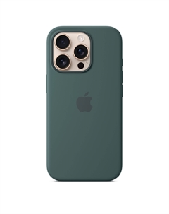 Чехол-накладка Apple Silicone Case with MagSafe для смартфона Apple iPhone 16 Pro, силикон, зеленый (MYYR3ZM/A)