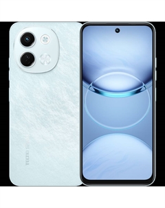 Смартфон Tecno Spark 30 5G, 6.67" 1600x720 IPS, MediaTek Dimensity 6300, 6Gb RAM, 128Gb, 3G/4G/5G, NFC, Wi-Fi, BT, 2xCam, 2-Sim, 5000 мА⋅ч, USB Type-C, Android 14, голубой (TCN-KL8.6.128.GN)