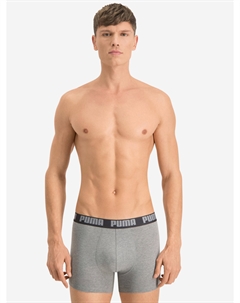 Трусы мужские Basic, 2 штуки, Серый Puma