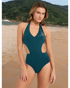 Купальник слитный женский, Зеленый Termit