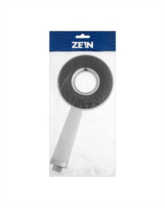 Лейка для душа z410, пластик, 1 режим, белая, серая Zein