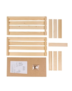 Ящик деревянный для стеллажей глубиной 50х25х23 см Добропаровъ