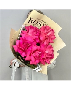 «Авиньен» букет из французских роз Пинк флойд Jules flower atelier