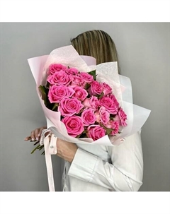 Букет из 19 розовых роз Jules flower atelier
