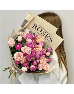 «Джул» букет из кустовой пионовидной розы Jules flower atelier