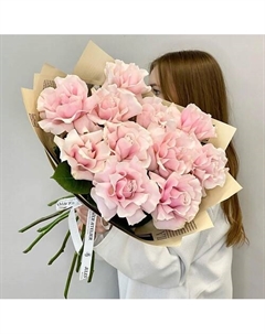 «Пинк Мондиаль» 11 французских роз Jules flower atelier