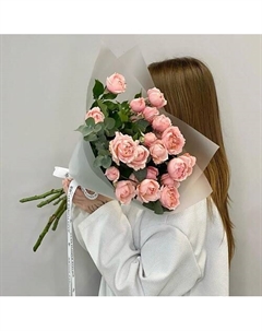 Букет из кустовой пионовидной розы «Джульетта» Jules flower atelier