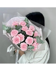 Букет из диантусов «Сладкая вата» Jules flower atelier