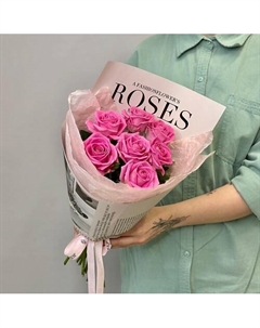 «Beauty» букет из розовых роз Аква Jules flower atelier