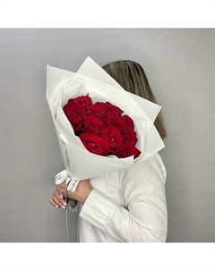 11 красных роз Jules flower atelier