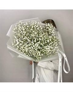 Букет Воздушный с гипсофилой Jules flower atelier