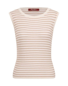 Топ из шелка и шерсти Max mara studio