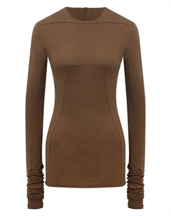 Лонгслив из хлопка и кашемира Rick owens