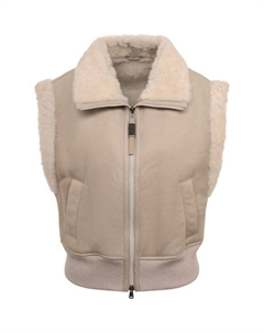 Жилет из овчины Brunello cucinelli