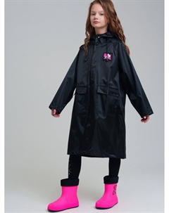 Плащ текстильный с полиуретановым покрытием для девочек (дождевик) Playtoday tween