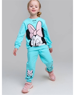 Комплект трикотажный для девочек: толстовка, брюки Playtoday kids