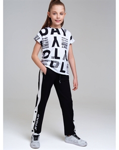 Фуфайка трикотажная для девочек (футболка) Playtoday tween