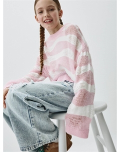 Джемпер с содержанием шерсти для девочек Sela